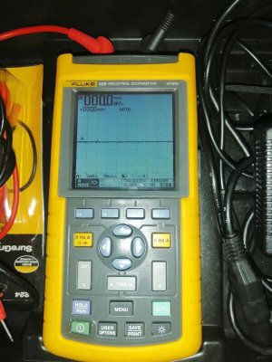 Осциллограф-мультиметр Fluke 125 (демонстрационный)