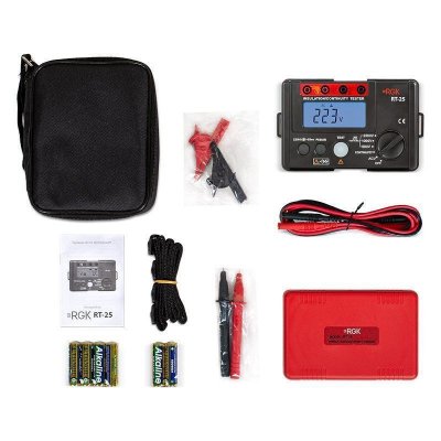 Цифровой мегаомметр RGK RT-25